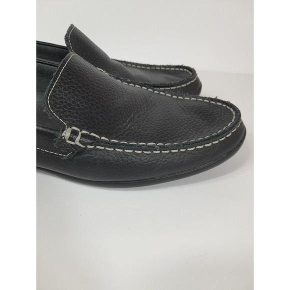 FootJoy Club Casual Black Leather Slip On Shoes Driving Loafer Men Sz 9 - Picture 6 of 13